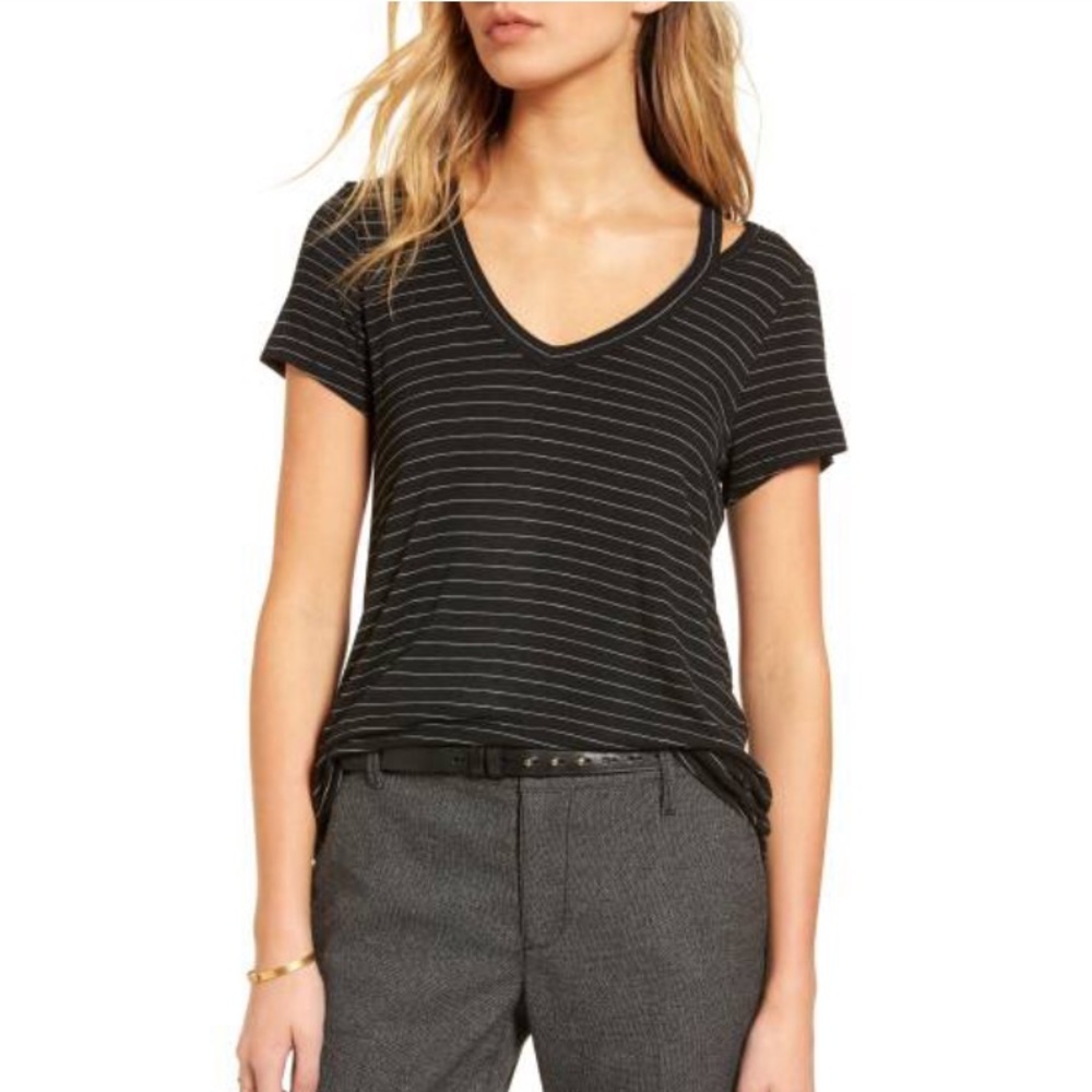 Treasure & Bond “Oil Wash Cutout Tee”